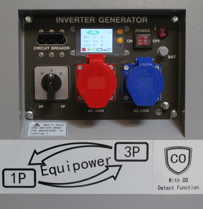 Inverter Notstromaggregat FME 8000iD 230V & 400V – Same Power – Diesel Inverter Generator mit integriertem ATS-Eingang