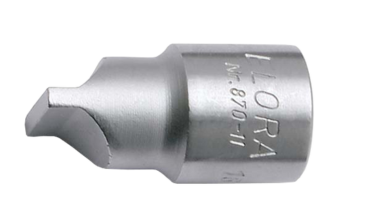 Elora Schraubendreher-Einsatz 3/8", ELORA-870-11, verchromt, poliert, aus Chrom-Vanadium
