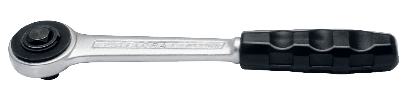 Elora Durchsteckknarre 3/8" mit rundem Kopf und Kunststoffgriff, Modell 870-1ZI
