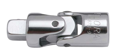 Elora Kardangelenk 3/8", verchromt, poliert, Chrom-Vanadium, Kugelarretierung, Modell 870-9
