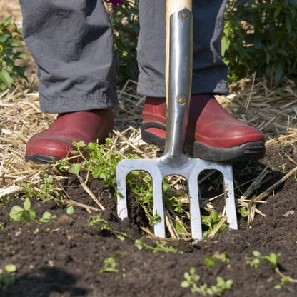 Sneeboer Grabeforke 4Z – Robustes Gartenwerkzeug mit 4 Zinken (117 cm)