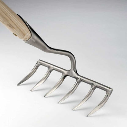 Sneeboer Garten-Harke 6 Zinken – Robustes Werkzeug für Bodenbearbeitung (167 cm)