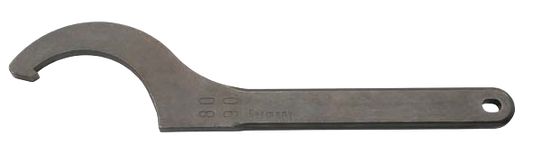 Elora Hakenschlüssel mit Nase, DIN 1810, Form A, 95-100 mm, brüniert, Modell 890-95

