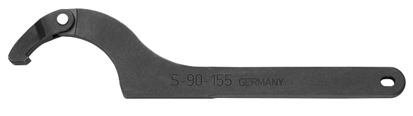 Elora Gelenk-Hakenschlüssel mit Nase, verstellbarer Bereich 20-35 mm, kompakte Ausführung, Modell 890-VG 20-35
