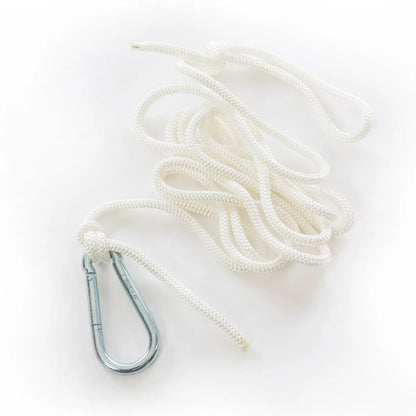 CORDA & CORDINJO – wetterfeste Aufhängeseile für Hängematten, 2,5 m & 5 m, mit Karabiner und Schlaufe