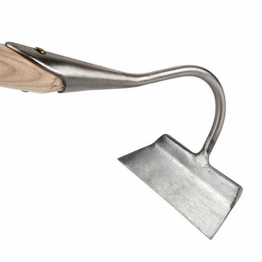 Sneeboer Hacke mit 15 cm Edelstahlklinge und 155 cm Eschenholzgriff, Gesamtlänge 168 cm
