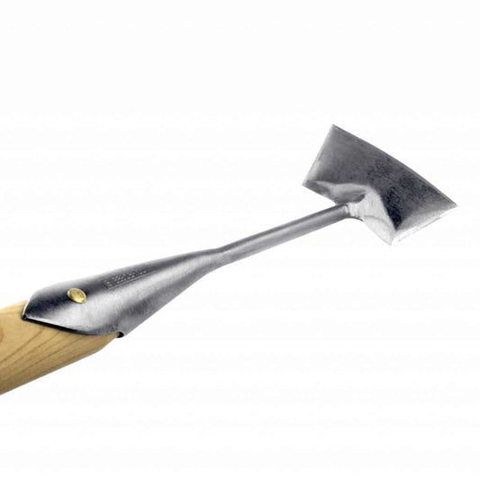Sneeboer Schuffel mit 10 cm Edelstahlklinge und 155 cm Eschenholzgriff, Gesamtlänge 155 cm
