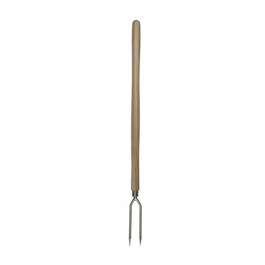 Sneeboer Blumengabel 2Z Luxe mit 4 cm Edelstahlklinge und 60 cm Eschenholzgriff, Gesamtlänge 76 cm

