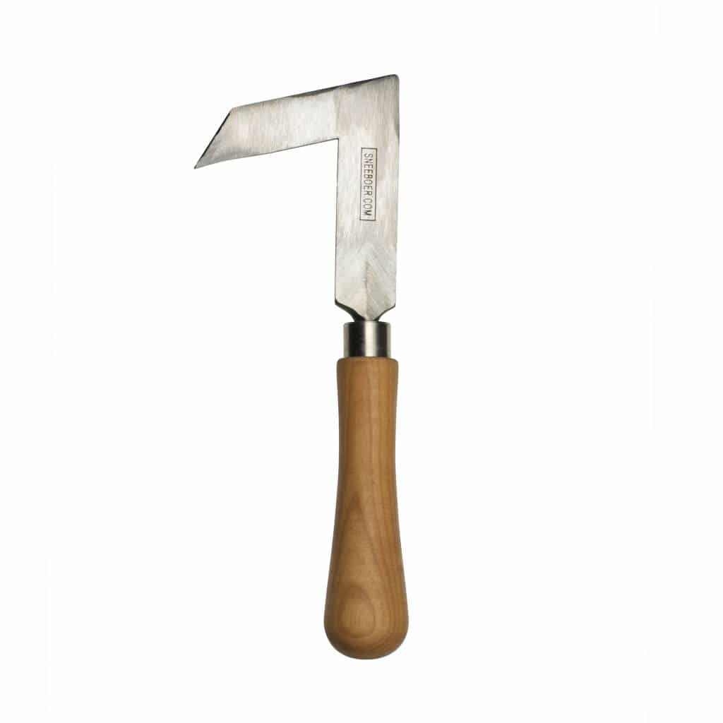Sneeboer Fugenkratzer 3 mit 2,20 cm Edelstahlklinge und 14 cm Kirschenholzgriff, Gesamtlänge 25 cm
