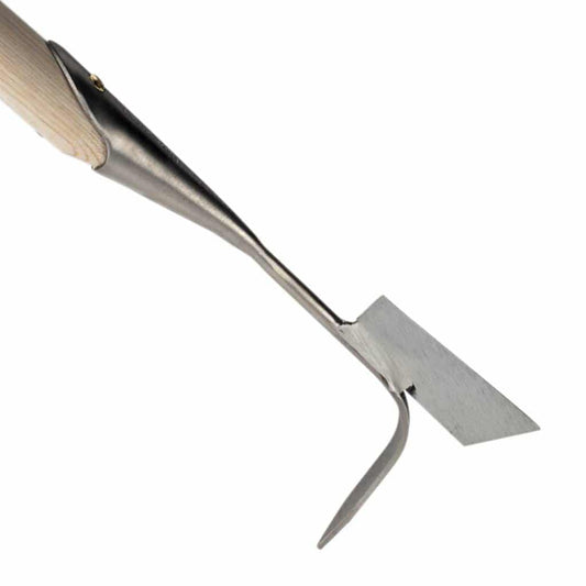 Sneeboer Fugenkratzer mit Messer aus Edelstahl und Eschenholzgriff, Gesamtlänge 173 cm
