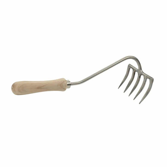 Sneeboer Handharke 2 mit 11 cm Edelstahlklinge und 14 cm Eschenholzgriff, Gesamtlänge 35 cm
