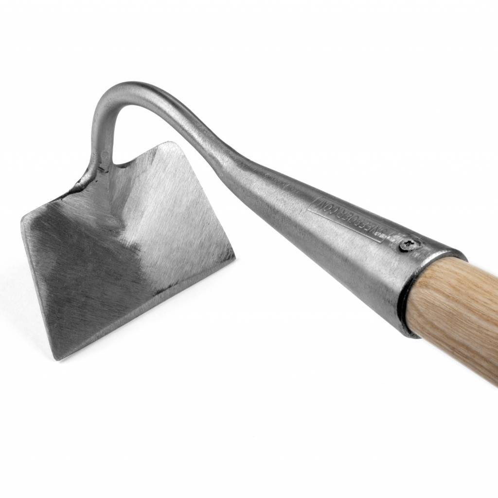 Sneeboer Handjäter 8 cm aus rostfreiem Edelstahl mit Eschenholzgriff und 132 cm Gesamtlänge für rückenschonendes Arbeiten
