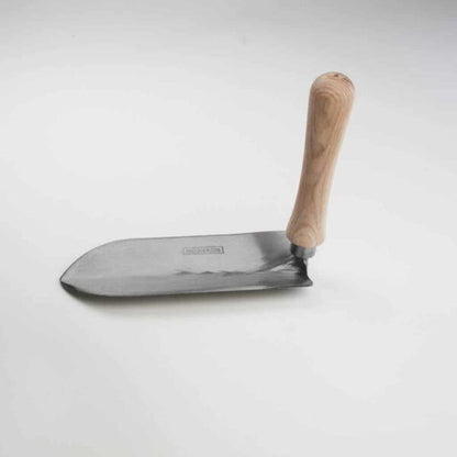 Sneeboer Helmantel Pflanzkelle mit 7,50 cm Edelstahlklinge und 14 cm Eschenholzgriff, Gesamtlänge 19 cm
