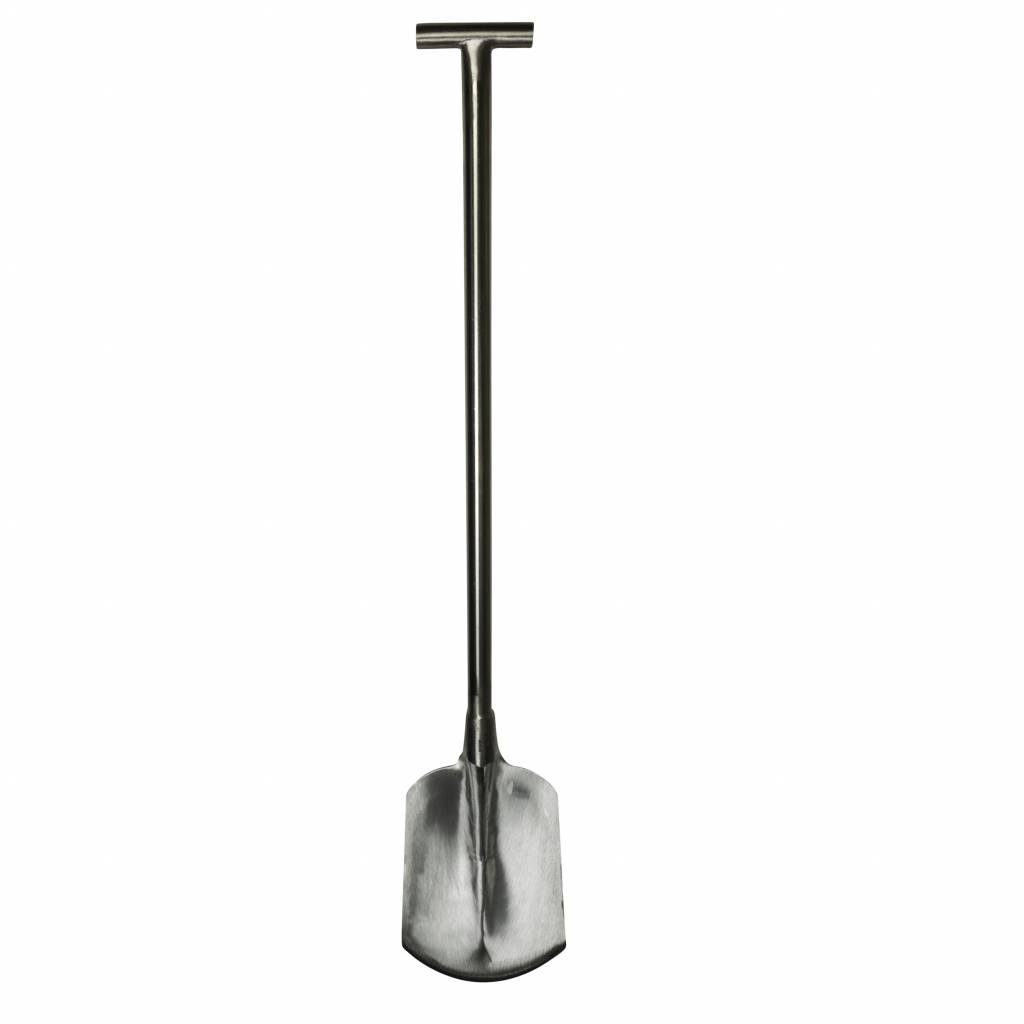 Sneeboer Holländische Sandschaufel mit 20 cm Edelstahlklinge und 90 cm Edelstahlgriff, Gesamtlänge 116 cm
