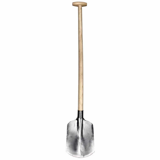 Sneeboer Holländische Sandschaufel mit 20 cm Edelstahlklinge und 110 cm Eschenholzgriff, Gesamtlänge 131 cm
