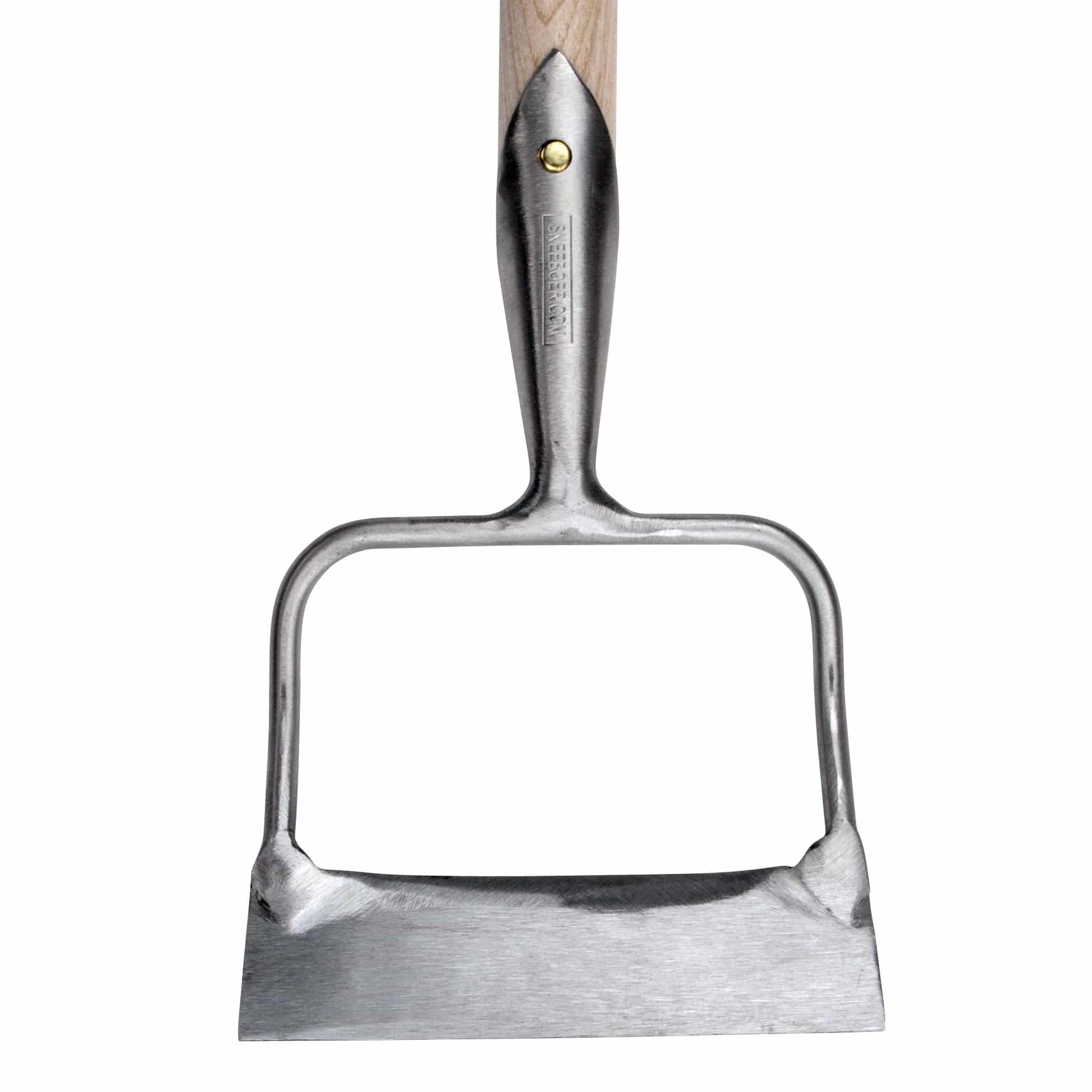 Sneeboer Holländische Schuffel Luxe mit 12,5 cm Edelstahlklinge und 145 cm Eschenholzgriff, Gesamtlänge 155 cm
