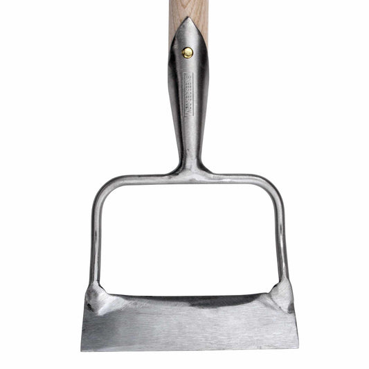 Sneeboer Holländische Schuffel Luxe mit 12,5 cm Edelstahlklinge und 145 cm Eschenholzgriff, Gesamtlänge 155 cm
