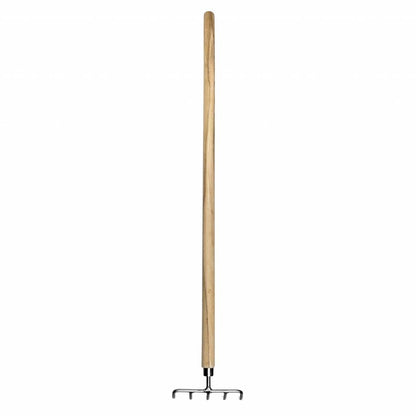 Sneeboer Kinder-Harke mit 13,50 cm Edelstahlklinge und 75 cm Eschenholzgriff, Gesamtlänge 80 cm
