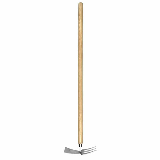 Sneeboer Kinder-Kombihacke mit 7 cm Edelstahlklinge und 75 cm Eschenholzgriff, Gesamtlänge 78 cm
