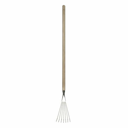 Sneeboer Kinder-Laubbesen mit 11 cm Edelstahlklinge und 75 cm Eschenholzgriff, Gesamtlänge 101 cm
