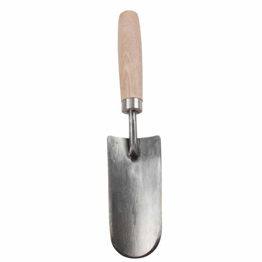 Sneeboer Kinder-Pflanzkelle mit 5 cm Edelstahlklinge und 11 cm Eschenholzgriff, Gesamtlänge 24,5 cm
