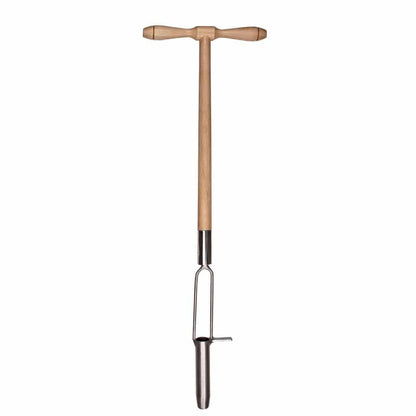 Sneeboer Löwenzahnstecher 3 mit 4 cm Edelstahlklinge und 63 cm Eschenholzgriff, Gesamtlänge 99 cm

