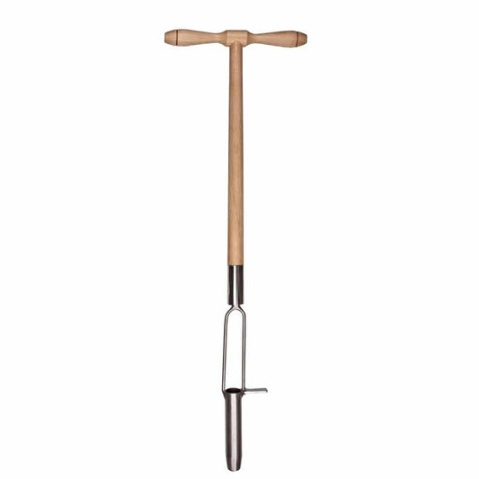 Sneeboer Löwenzahnstecher 3 mit 4 cm Edelstahlklinge und 63 cm Eschenholzgriff, Gesamtlänge 99 cm
