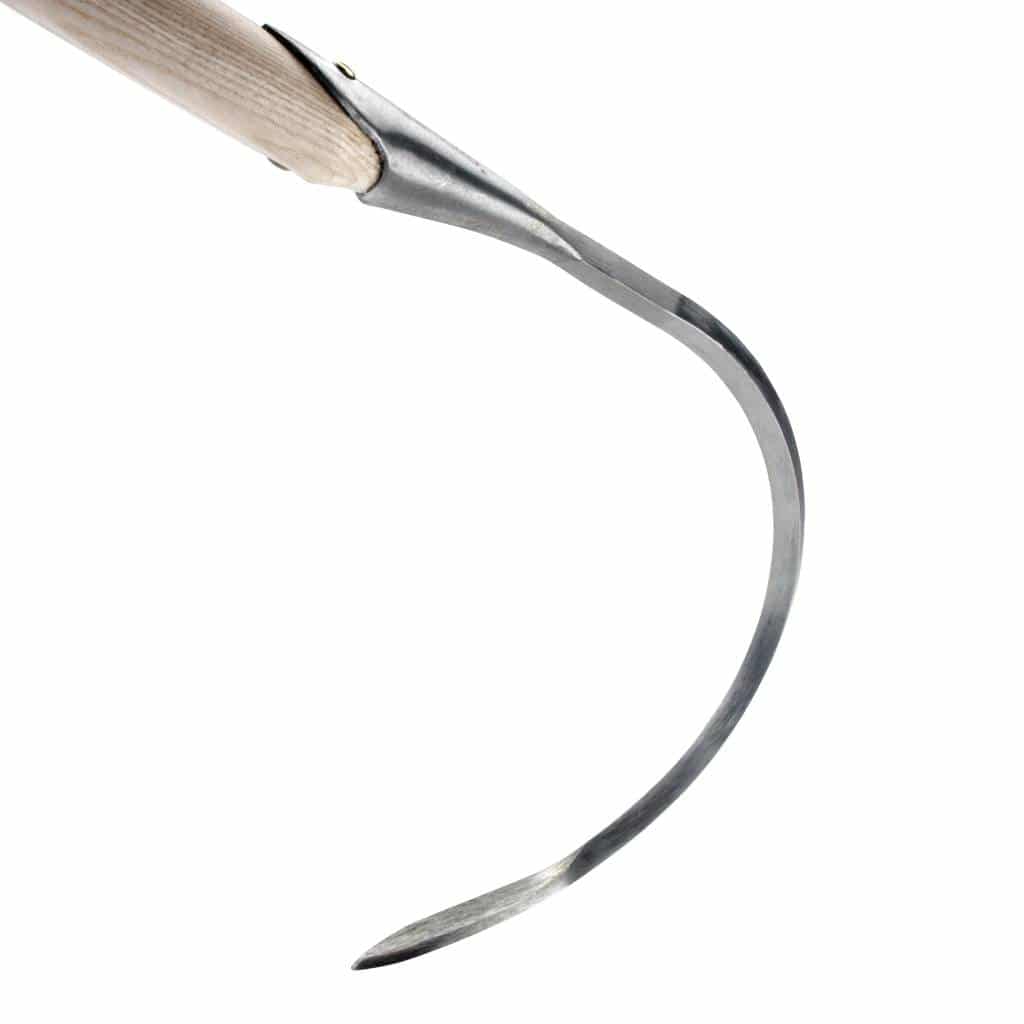 Sneeboer Sauzahn mit 2 cm Edelstahlklinge und 155 cm Eschenholzgriff, Gesamtlänge 179 cm
