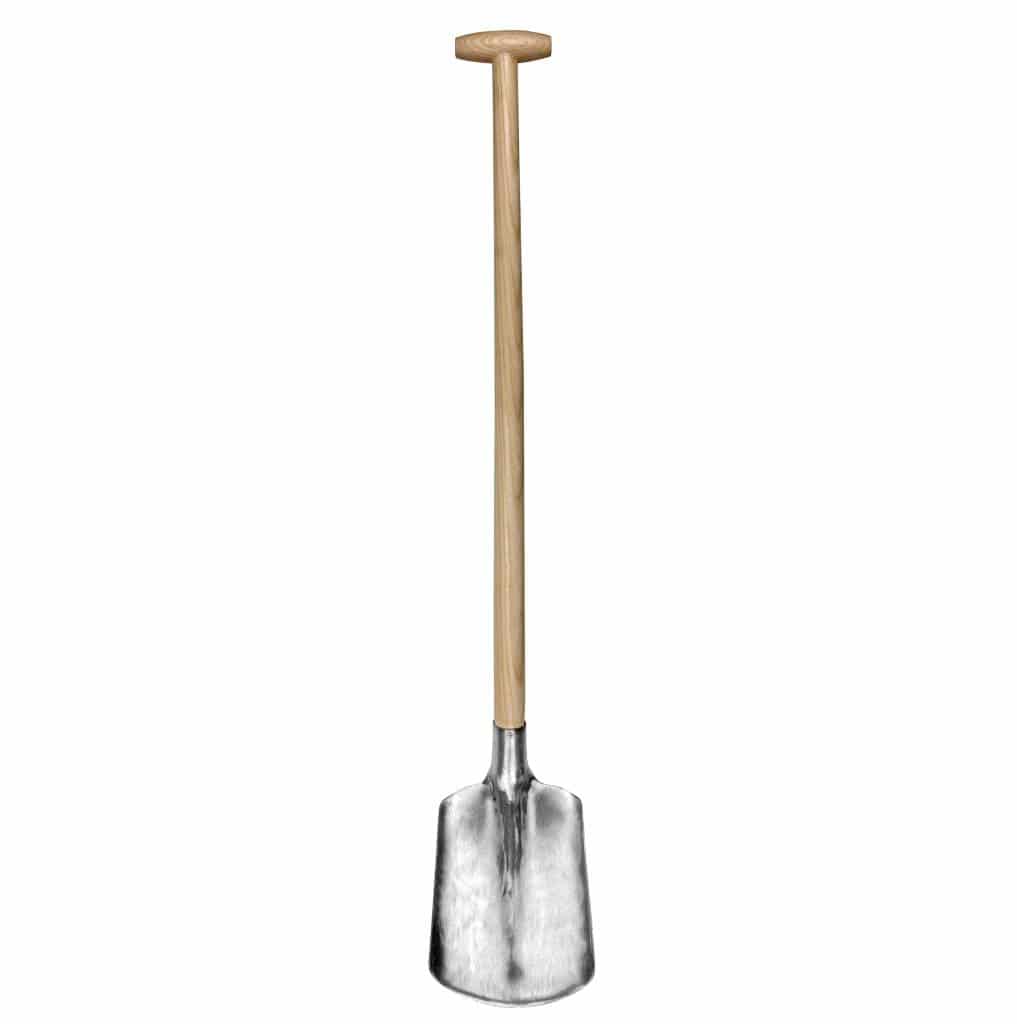 Sneeboer Spezielle Sandschaufel mit 20 cm Edelstahlklinge und 95 cm Griff, Gesamtlänge 115 cm
