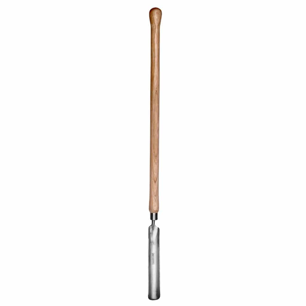 Sneeboer Unkrautjäter Hochbeet mit 3,50 cm Edelstahlklinge und 60 cm Eschenholzgriff, Gesamtlänge 83 cm
