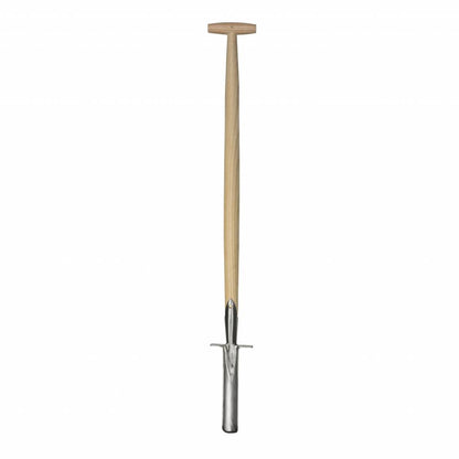 Sneeboer Unkrautspaten mit Tritt aus rostfreiem Edelstahl und Eschenholzstiel, 106 cm Gesamtlänge
